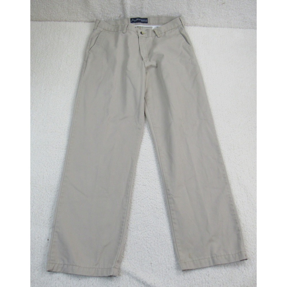 George Strait Pants Mens 35x32 Khaki Cotton‎ Cowboy Cut Pleated Western Classic